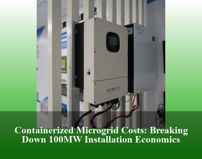 Containerized Microgrid Costs: Breaking Down 100MW Installation Economics